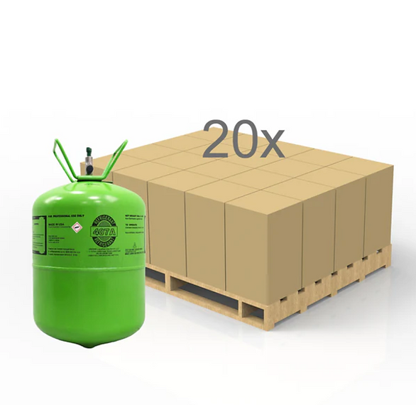R-407A Refrigerant – 25 lb Cylinder | Factory Sealed, High-Performance